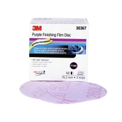 3" HOOKIT PURPLE FINISHING FILM DISC P1500 50/BOX